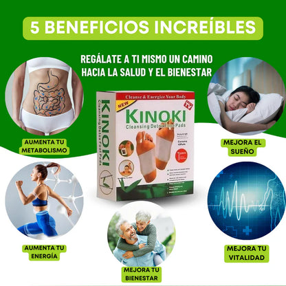 3X1 en Parches Desintoxicantes KINOKI™ - DETOX (30 PARCHES)